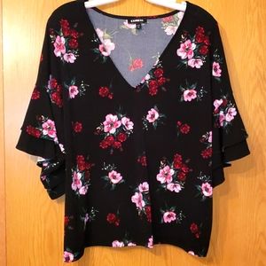 Express floral top